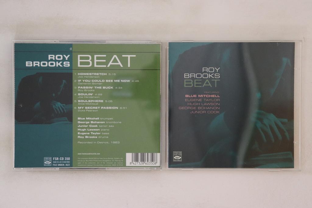 CD ROY BROOKS  Beat FSRCD350 FRESH SOUND 2004 Spain Jazz Used