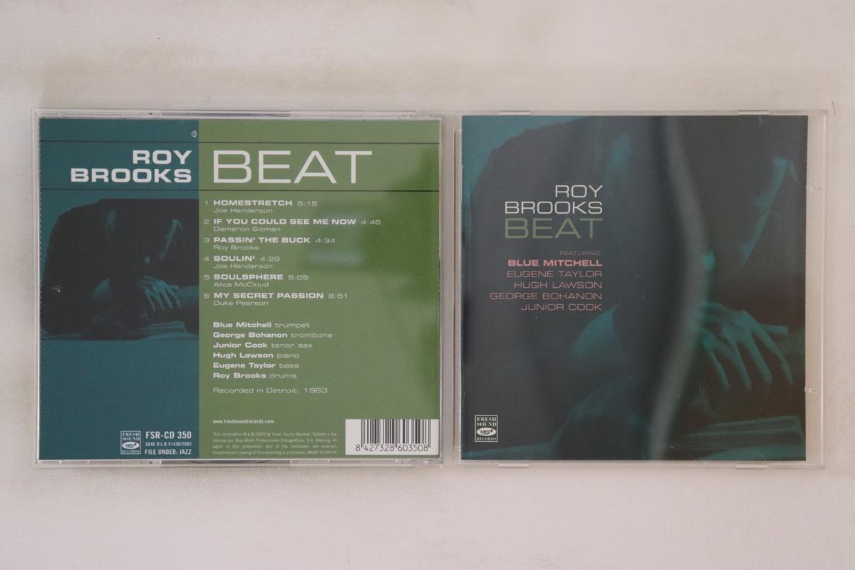 

CD ROY BROOKS Beat FSRCD350 FRESH SOUND 2004 Spain Jazz Used