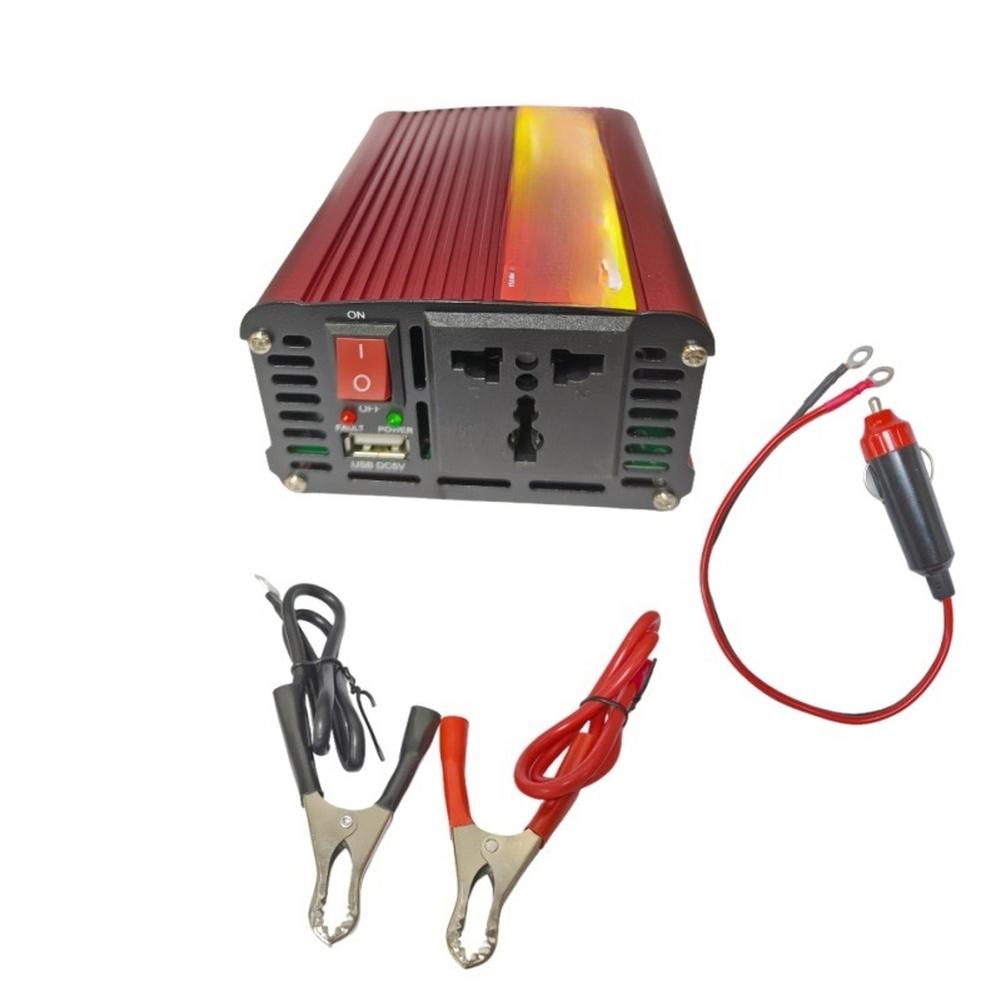500W Car Power Inverter 12V To 220V AC Outlet USB Charger For Laptop Phone Electrical Equipment And Supplies