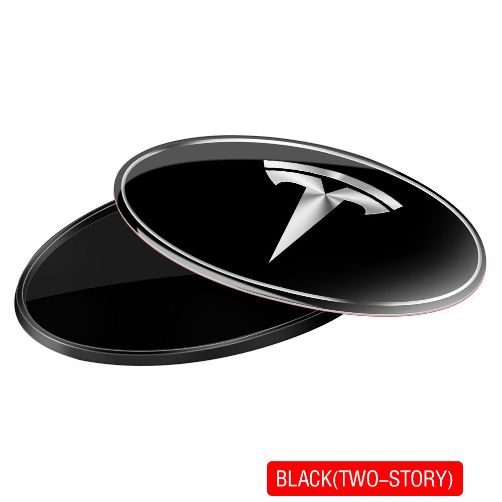 Car Aluminum Logo Side Body Fender Sticker Trunk Decoration For Tesla Model 3 Model S Model X Model Y Cybertruck Roadster SpaceX