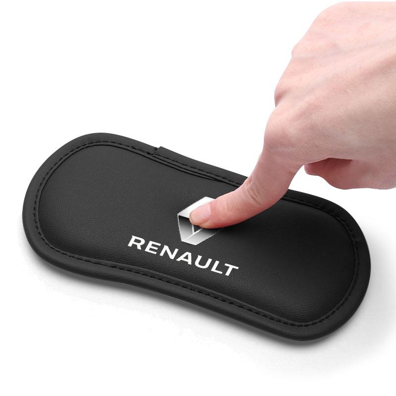 1 Pièce Coussin de Voiture en Cuir Coussin de Genouillère de Voiture Coussin de Jambe en Mousse à Mémoire de Forme Élastique Pour Renault Dacia Série Reynolds Koleos Kadjar Captur