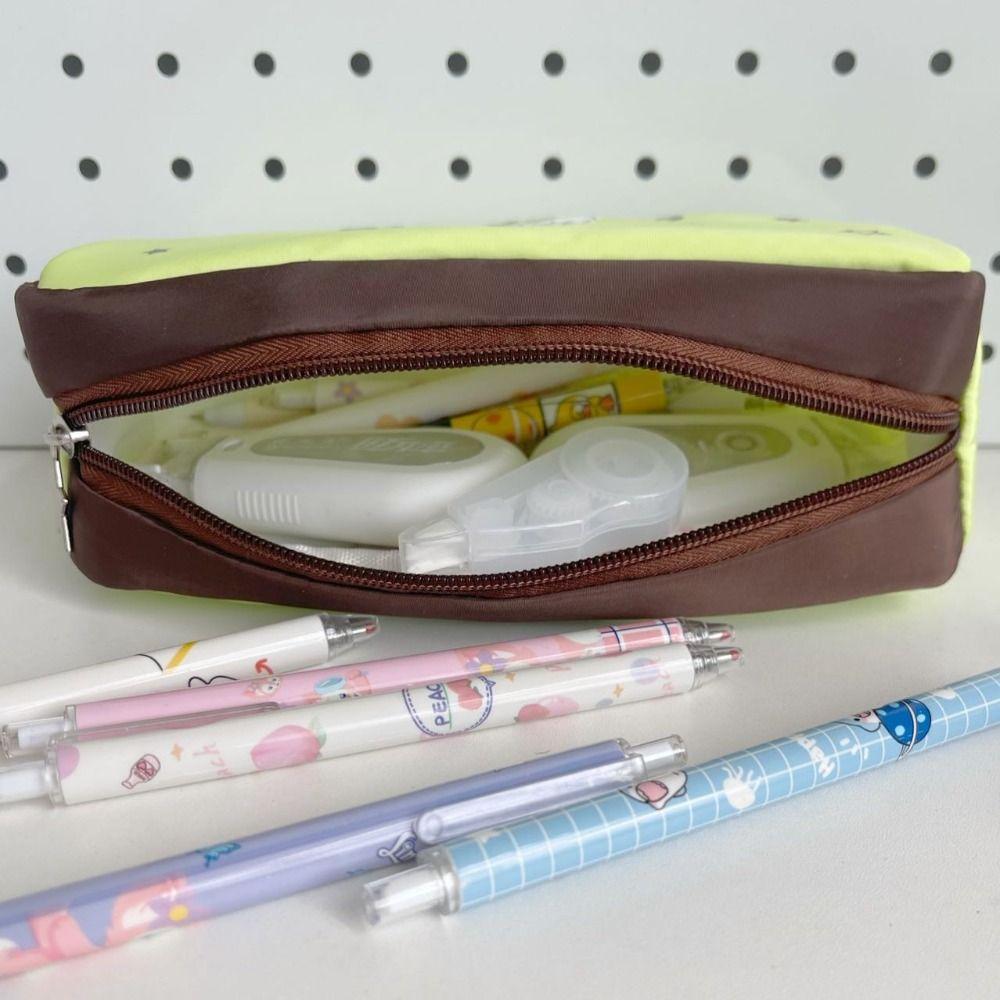Kitten Pencil Case Large Capacity Cosmetic Bag New Stationery Bag  Students