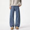 Men's Small Scimitar Jeans Men's Loose Wide-leg Pants Trendy New American Trousers Autumn Casual Pants