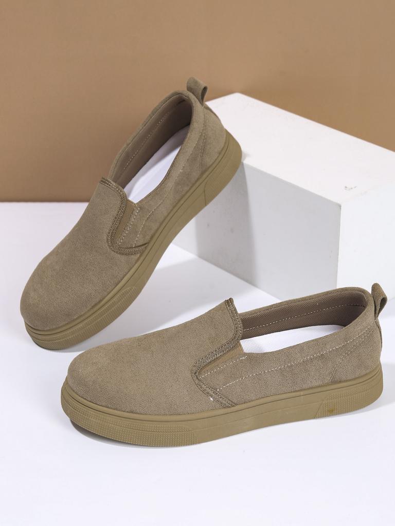 Thick-soled 22 autumn new single shoes casual and comfortable lazy shoes trend