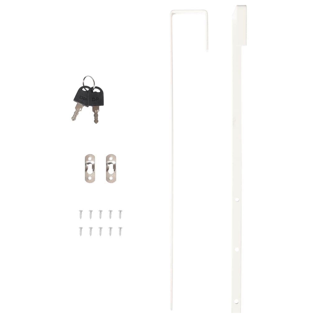 Jewelry Cabinet with Mirror Wall Mountable 30 x 8.5 x 106 cm