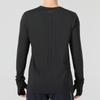 Under Armour Rush Seamless Solid Color Sports Casual Training Long Sleeve T-Shirt Men Tops Black 1373725-001