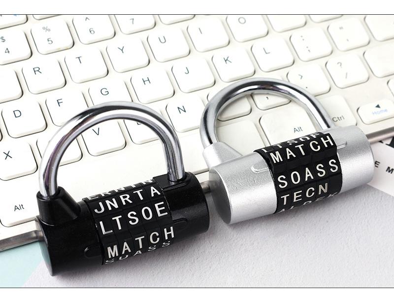 Heavy-Duty 5-Dial Gym Locker and Toolbox Combo Lock with Anti-Theft Window