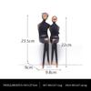 Moderne minimalistische abstrakte Figuren Paar Skulptur Tischseiten-Ornament Verkaufsarbeit Wohnzimmer Haus TV-Schrank Feine Eingang Dekoration