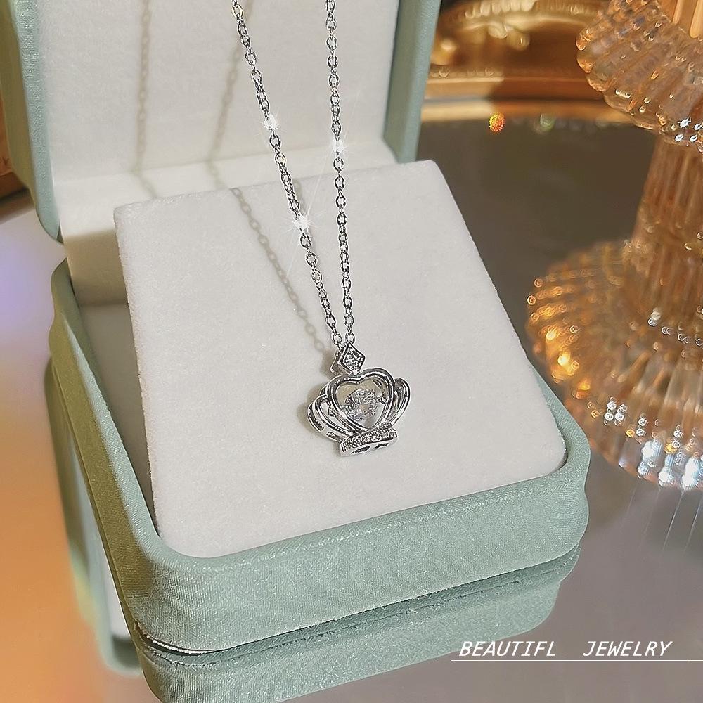 Korea's Best-Selling Clavicle Pendant Necklace - Super Fairy Titanium Steel Jewelry for Women