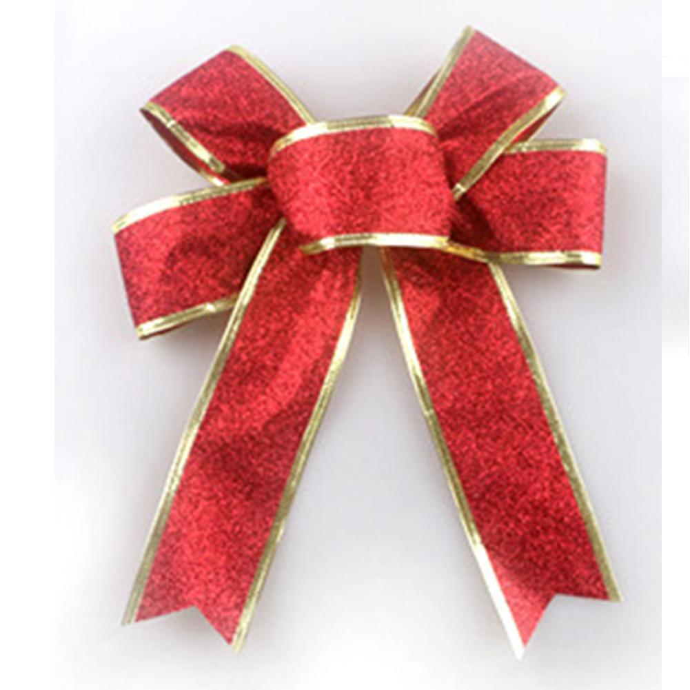 Kolip Bowknot 5 Colors Glittering Powder Bow Christmas Tree Party Gift Christmas Decorations