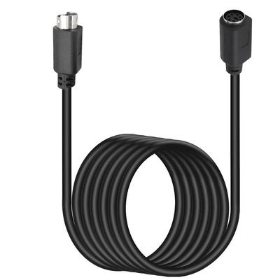 1.8m Mini DIN 6 Pin Cable Male To Female Straight Head Copper Core Extension Cord