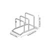 Chopping Board Holder Multi-Functional Large Capacity Cutting Board Holder for Counter for Home Apartment Rental House