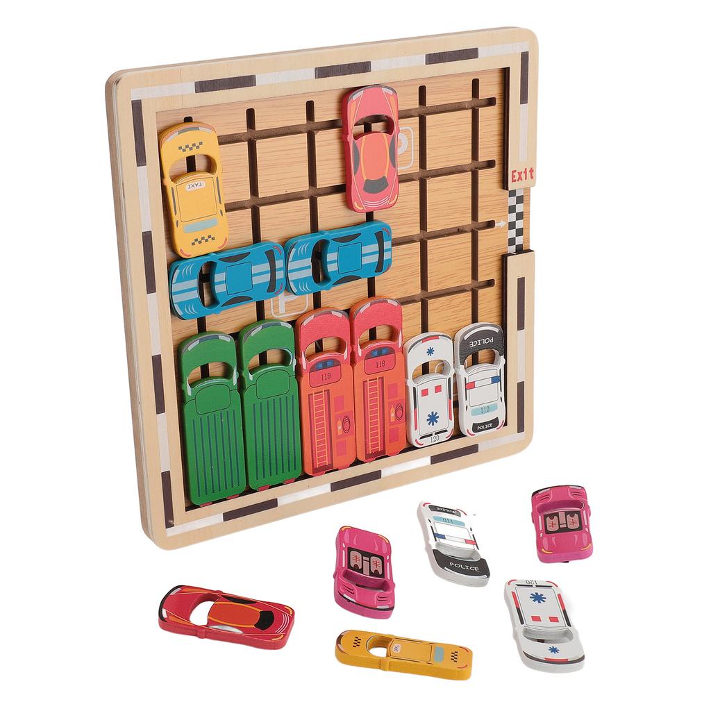 Jam Puzzle Game Wooden 120 Levels Sliding Puzzle Game for Age Over 5 Children Kids Gift