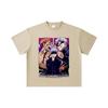 260 GSM Double Yarn 32 Count 100% Cotton Jujutsu Kaisen V9 Sukuna Gojo Print Unisex Heavy Cotton T Shirt