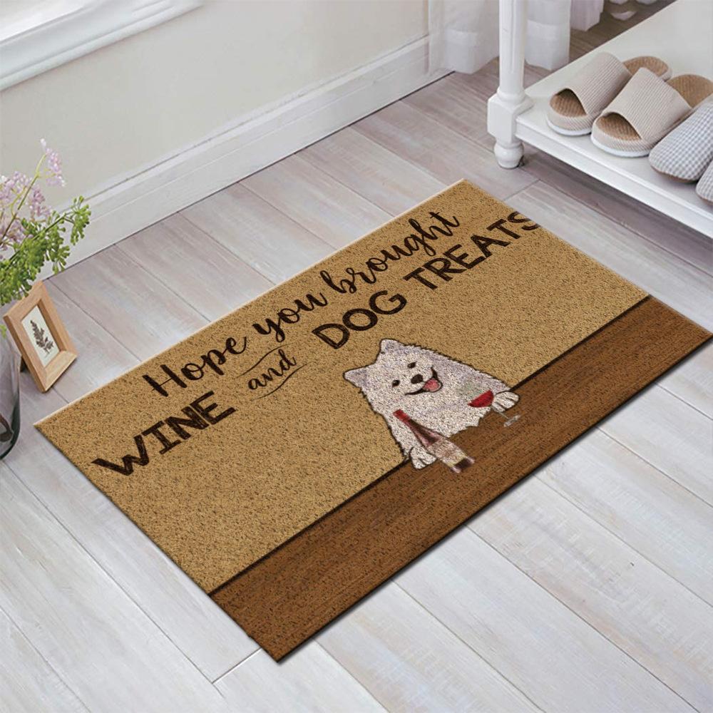 Animal Welcome Home Can Cut Pvc Door Mat Spray Silk Floor Mat Dust Carpet