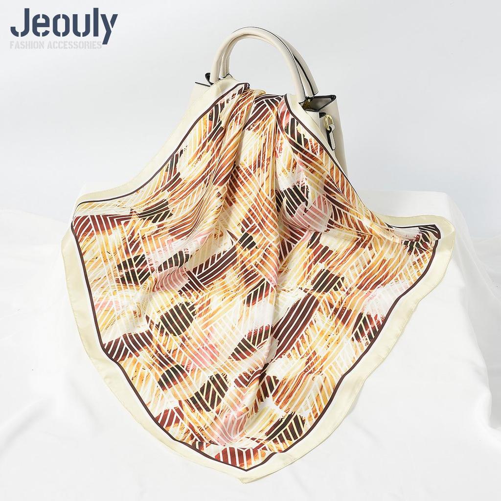 Cross-Border 70cm Silk Cashew Print Scarf - Autumn/Winter Women's Fashion Headscarf