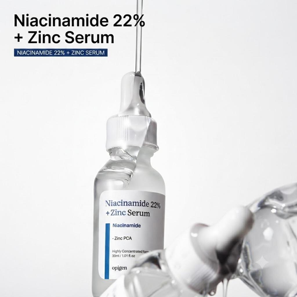 OPIGEN Niacinamide 22% + Zinc Serum Oil Control & Pore Care Face Serum 30ml
