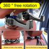 2Pcs Car-mounted Multi-functional Mobile Phone Holder Creative Rear Seat Headrest Hook Lock Buckle Style Car Phone Stand