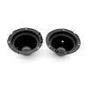 7inch Headlight Plastic Back Bowls Buckets Headlamp Shade 2pcs