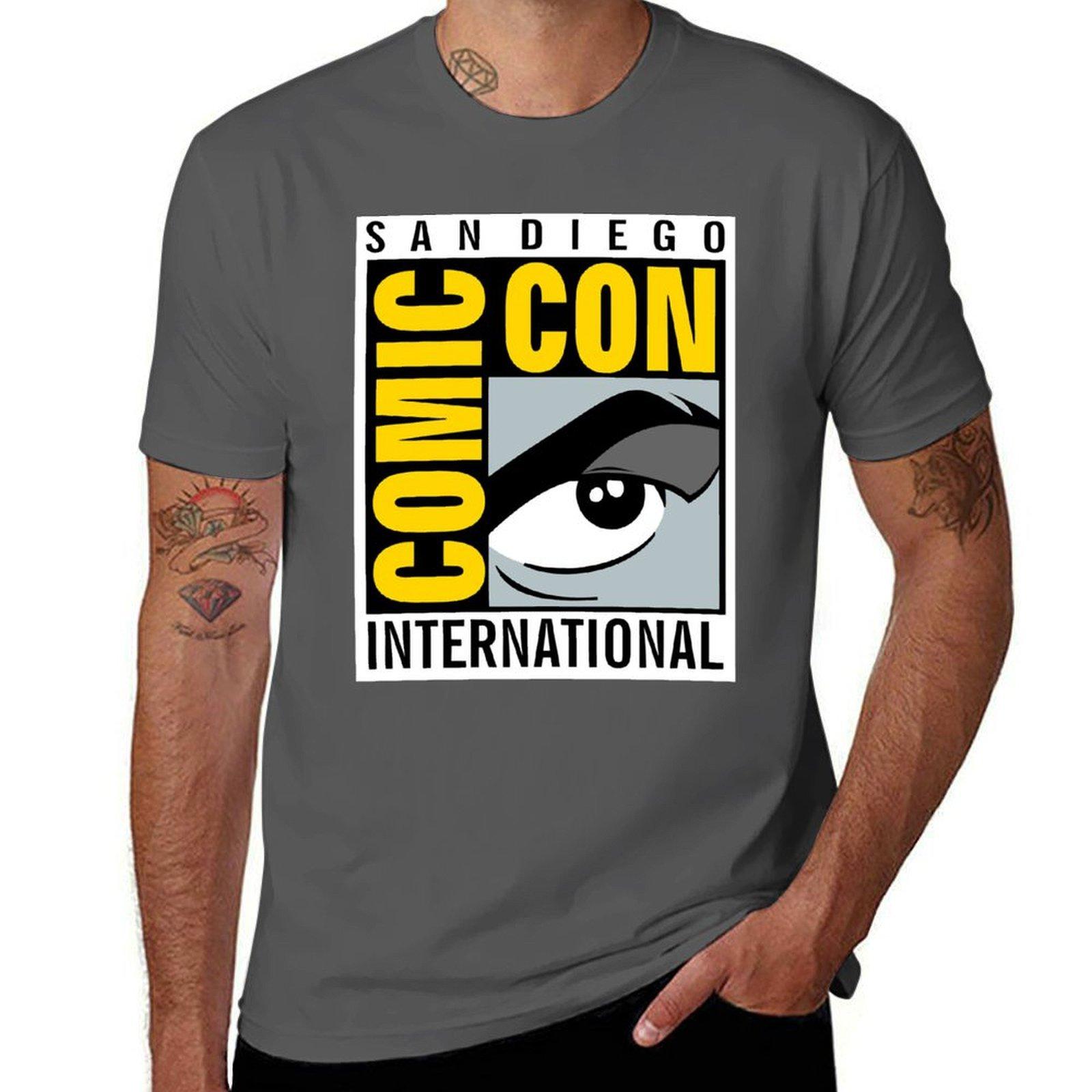 

Comic Con No Border T-Shirt t shirts for man pack cotton t shirts for man cotton soft T-Shirt 4XL