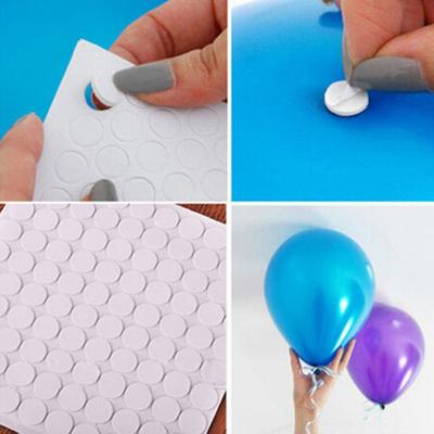 100 Points Balloon Attachment Glue Dot Attach Balloons To Ceiling or Wall Balloon Stickers Birthday