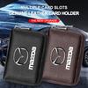 Kožená peněženka na řidičský průkaz, ID kartu, bankovní kartu do auta Styling pro Mazda 3 6 CX5 2 CX3 CX9 MX5 RX8 Demio MS CX5 2 Axela Demio Atenza MS GJI BK MP