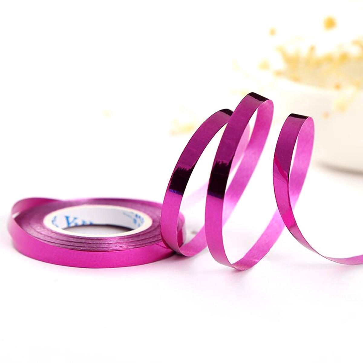 

10m Wedding DIY Curling Colorful Gift Wrapping Foil Laser Ribbons Party Supplies Balloon Rope фуксия