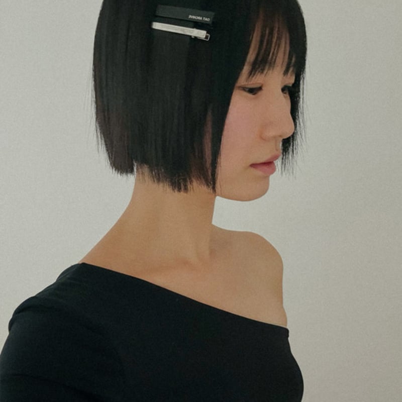 Oat Archive Silver Logo Hair Pin [2set]