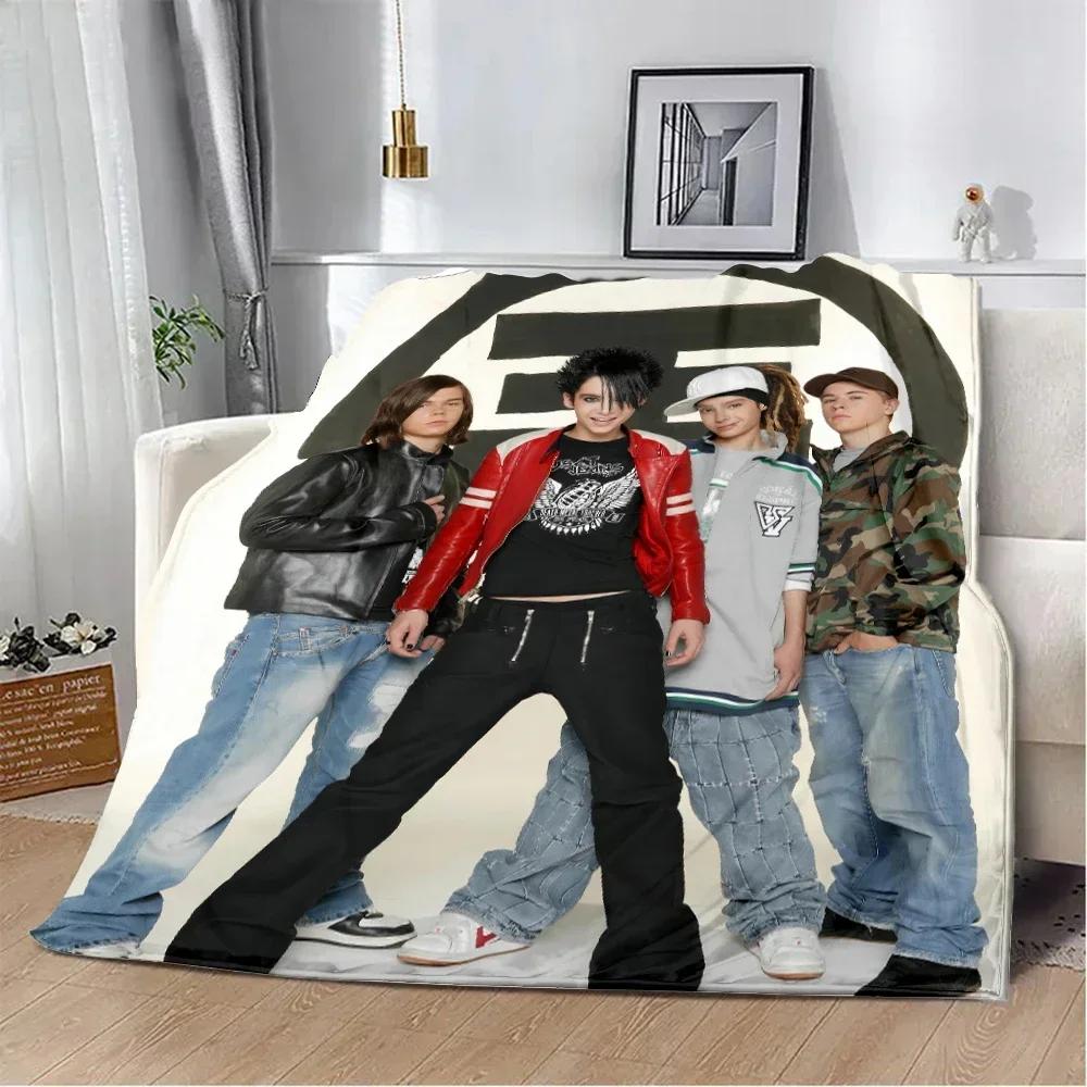 Coperte Stampate Tokio Hotel Coperte da Picnic Coperte Calde Coperte Morbide e Comode Casa Viaggio Regalo di Compleanno