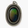 Natural Opal Pendant 46.6 Ct Multicolor Oval Cut 925 Sterling Silver October Birthday Birthstone