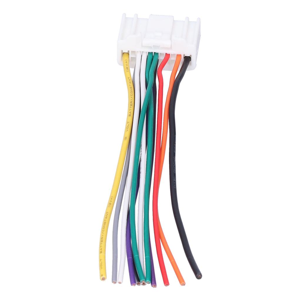 Dual Car Audio Wiring Harness Stereo 12 Pin Wire Connector Interface Cables Fit for Nissan Versa Sunny