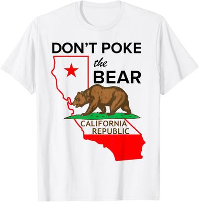 Nicht den Bären reizen Republik Kalifornien Design T-Shirt