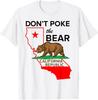 Nicht den Bären reizen Republik Kalifornien Design T-Shirt