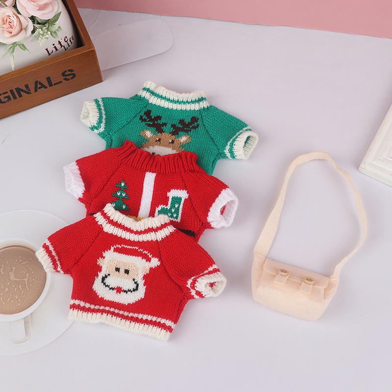 20-30Cm Teddy Bear Doll Duck Christmas Series Sweater Bag Plush Doll Clothes