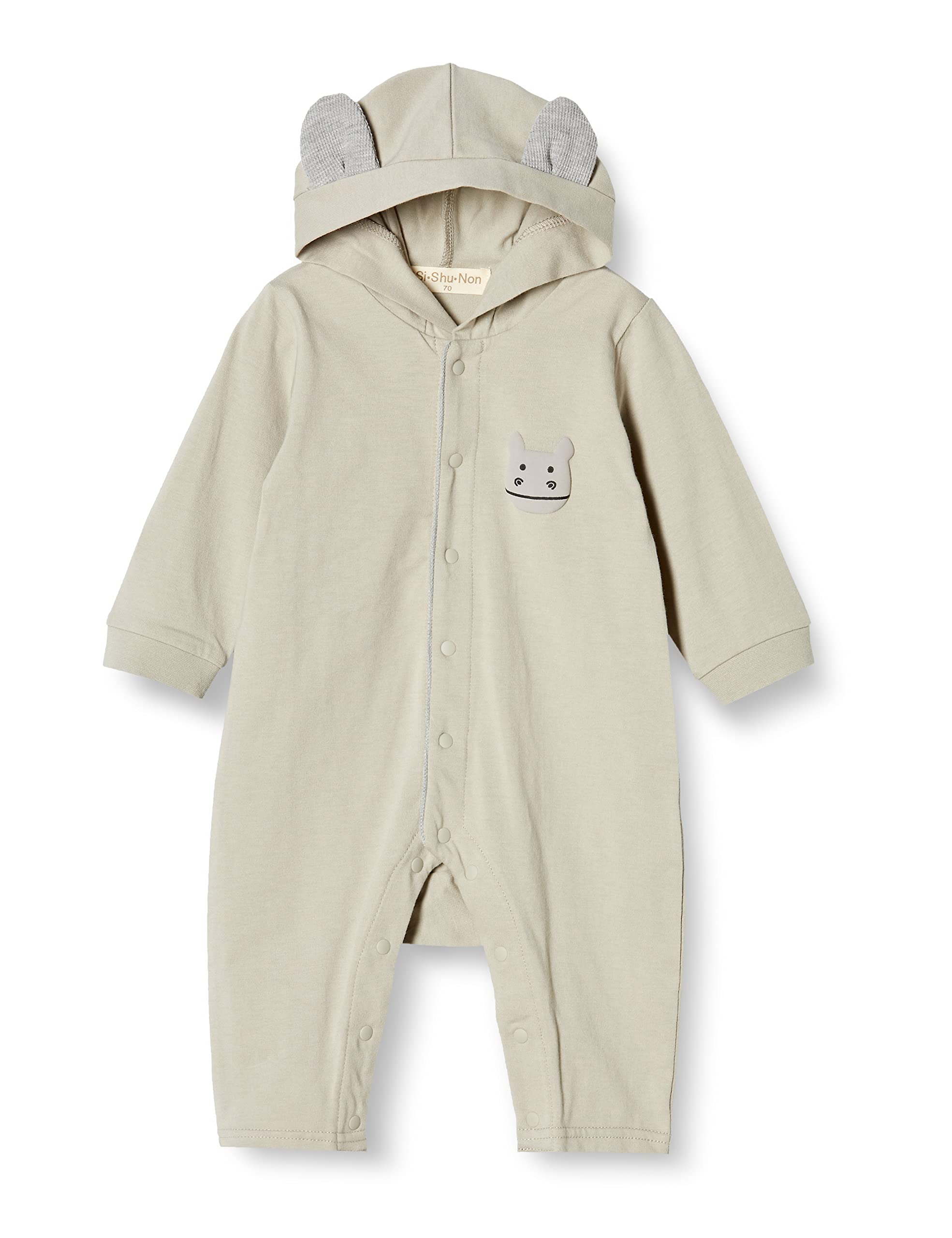 

Coverall 2022 Spring Baby Gray 80cm [Shi-Shu-Nong] серый