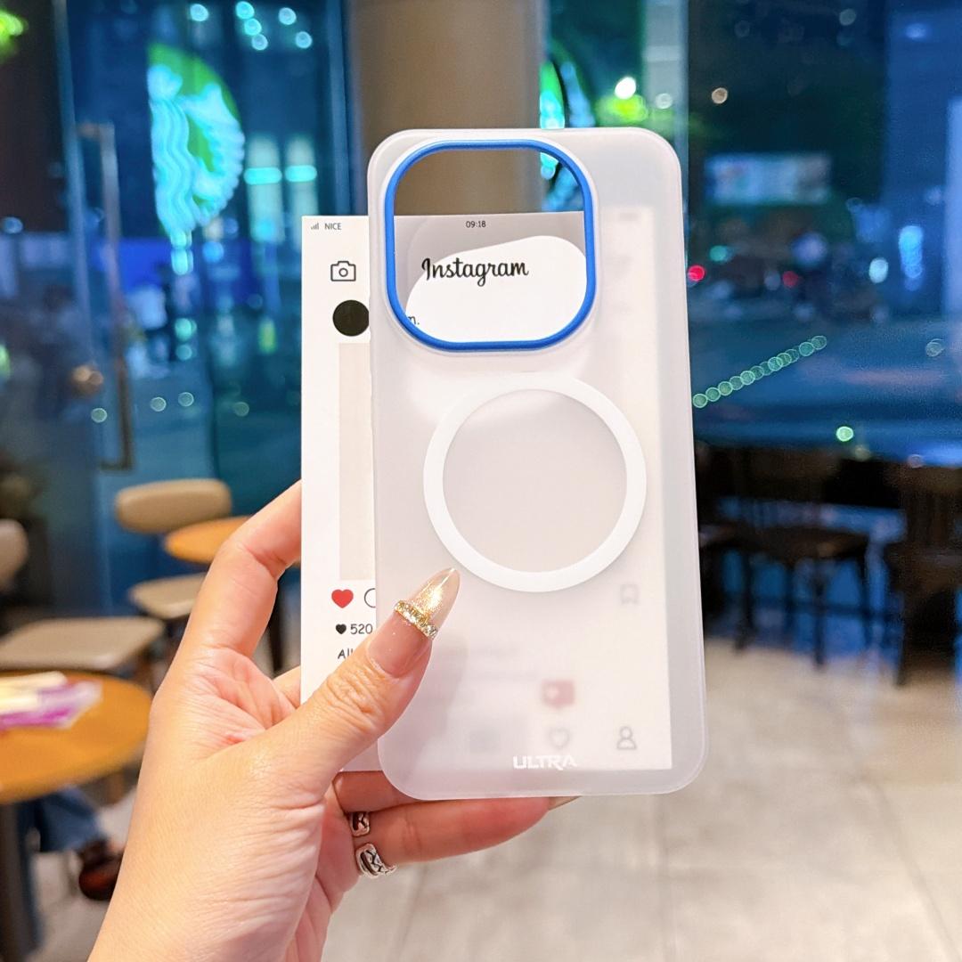 For Vivo iQOO 15 Case Protection Magnetic Blue Camera Protector Mobile Phone Case Cover vivo iQOO 15