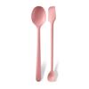 2/8Pcs Silicone Spoon Small Spoon Jam Spoon Heat Resistant Easy To Clean Non-stick Rice Spoons Tableware Utensil Kitchen Tools