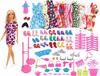 Accessories Clothes For Dolls Dresses Shoes Handbags Hanger Wardrobe Gift