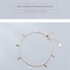 Tone Voguish Stylish Geometric Anklet Adjustable Link Chain Anklet Fine Jewelry For Women Girl Giveaway GiftFashion Anklet