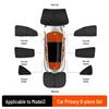 Tesla Model 3/Y Sunshade: Refresh Version Opaque Camping Privacy Curtain with Suction Cups