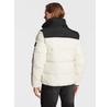 Winter Jacket Calvin Klein Crinkle Color Block K10K110337 Ecru Regular Fit