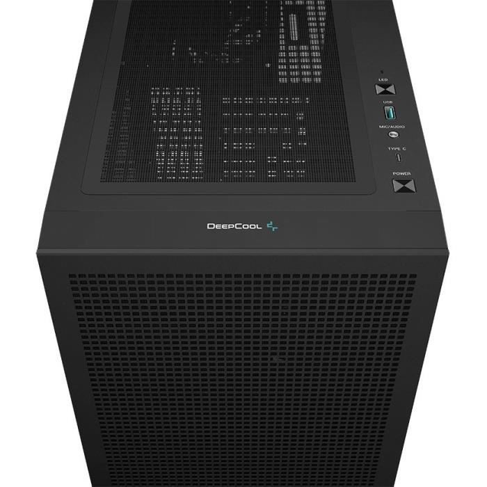 Boitier PC - DEEPCOOL - R-CH560-BKAPE4D-G-1 - CH560 Digital - Moyen tour - Format ATX - 3x140mm A-RGB + 1x120mm A-RGB - Noir