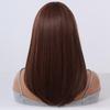 European and American Fashion Bob Wig, Golden Brown Short Straight High-Temperature Fiber Hairpiece