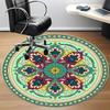 1PC Mandala Pattern Chair Carpet for Office, Indoor Non-Slip Washable Carpet, Soft Comfortable Mat For Office Room yy250930232