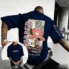 One Piece 2026 New Hot Cotton Candy Lover Chopper Unisex Tshirt Summer New Anime Doublesided Printed Parentchild Shirt