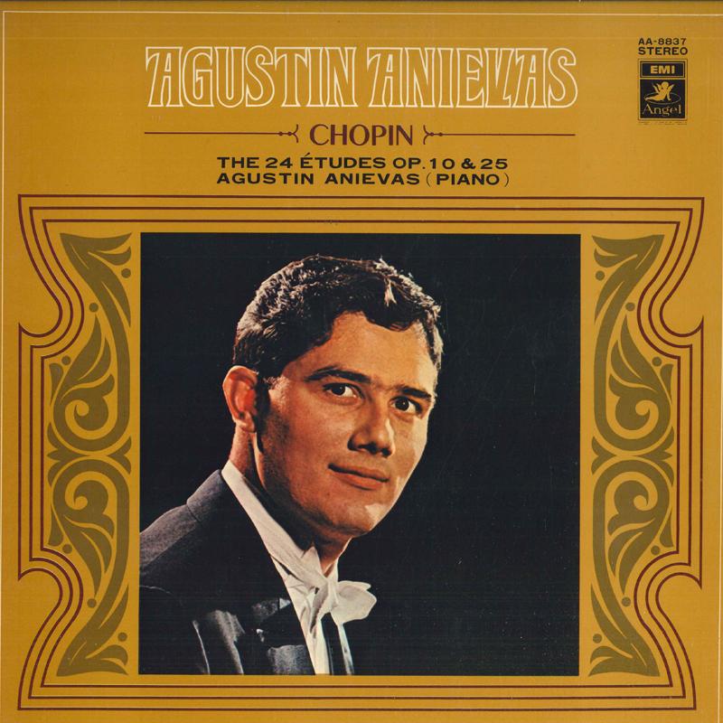 

LP Record AGUSTIN ANIEVAS - Chopin: 24 Etudes AA8837PROMO ANGEL Japan Classical Used