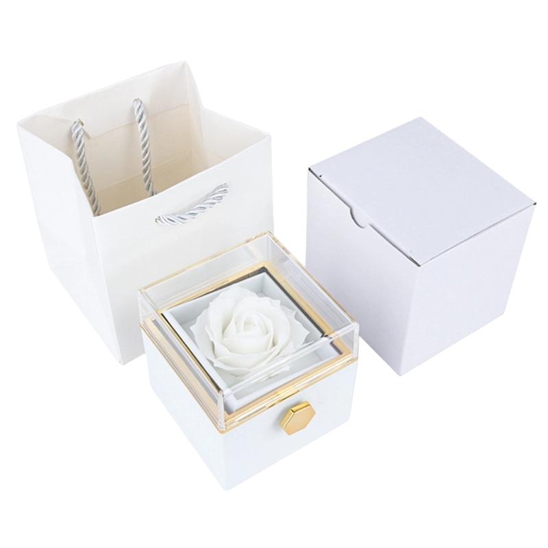 Acrylic Jewelry Box Romance Valentines Gift with Sturdy Designs for Travel Use