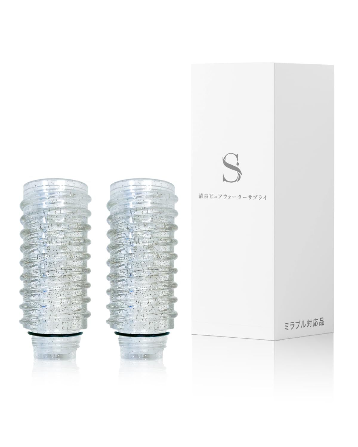 

Water purification cartridge for shower head Compatible with Mirable Plus Tornado Stick Chlorine removal (2)