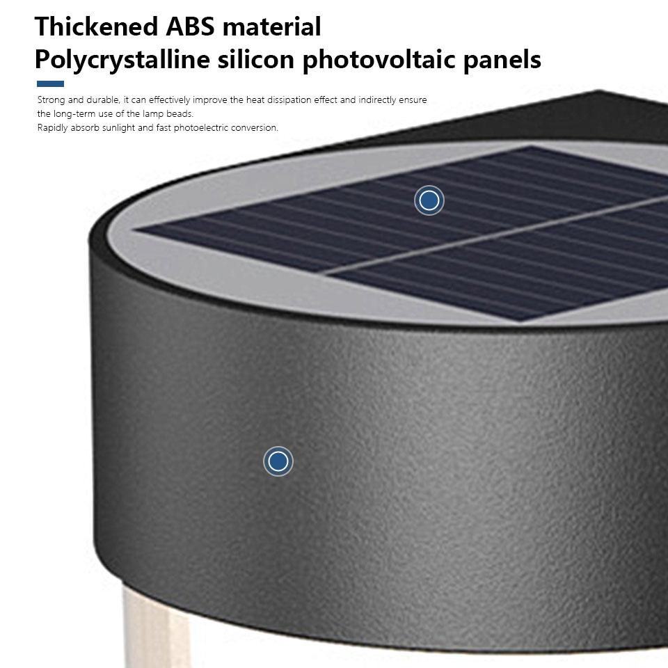 Solar LED Lights Wall Lights Outdoor Lighting Sunlight Powered Lighting Waterproof Garden Lights For Porch Garden Backyard Patio