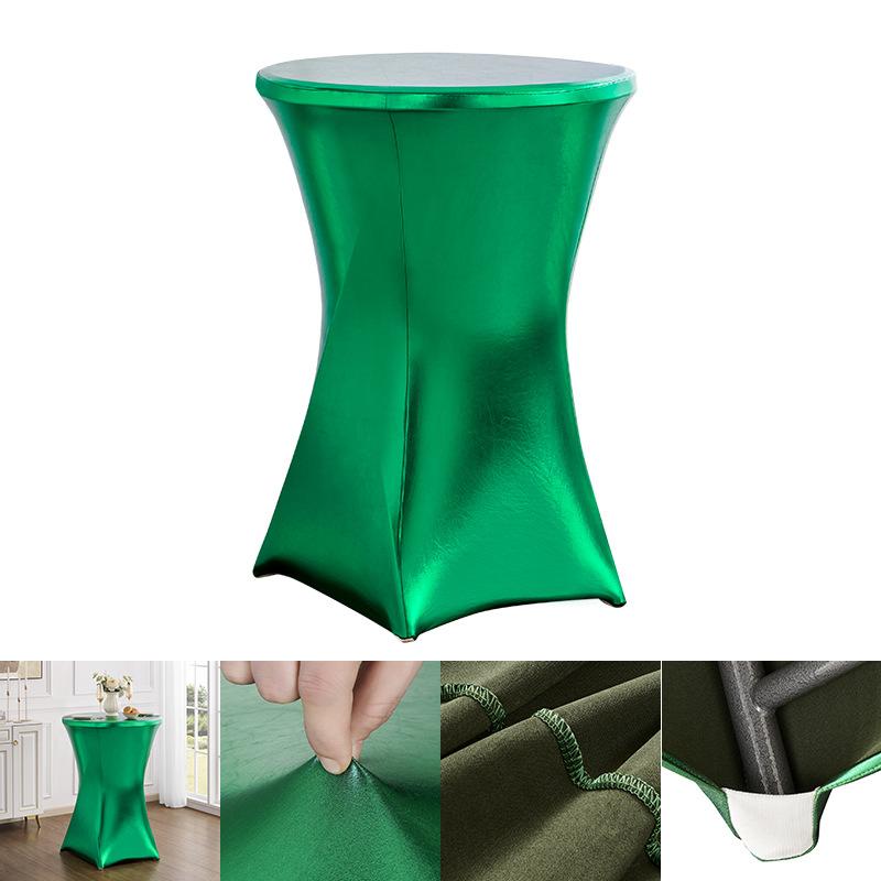 60x110/80x110cm Gold Bar Tablecloth Wholesale Polyester Dining Table Cover Wedding Party Decoration Elastic Washable Table Cover